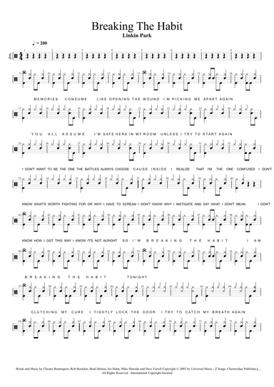 Breaking The Habit (arr. Cyril Mayer)