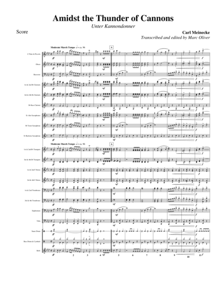 Amidst the Thunder of Cannons (arr. Marc Oliver)