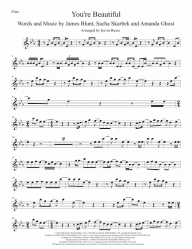 You're Beautiful (arr. Kevin Busse)
