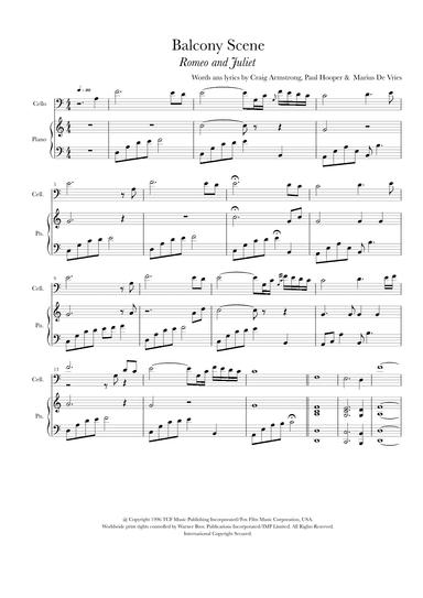 Balcony Scene (arr. Mav Duo)