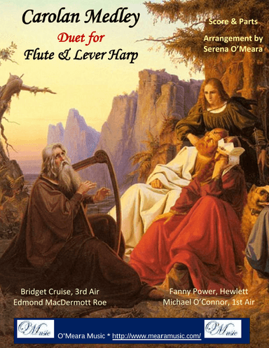 Carolan Medley, Duet for Flute & Lever Harp (arr. Serena O'Meara)