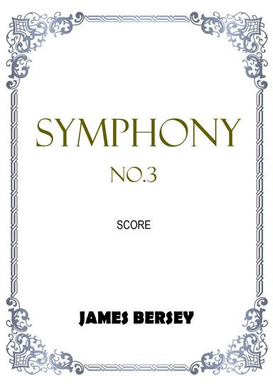 Symphony No.3 (full score & complete set of orchestral parts)