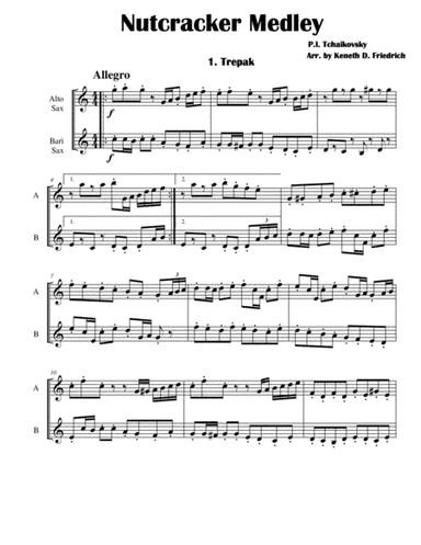 Nutcracker Medley (arr. Kenneth D. Friedrich)