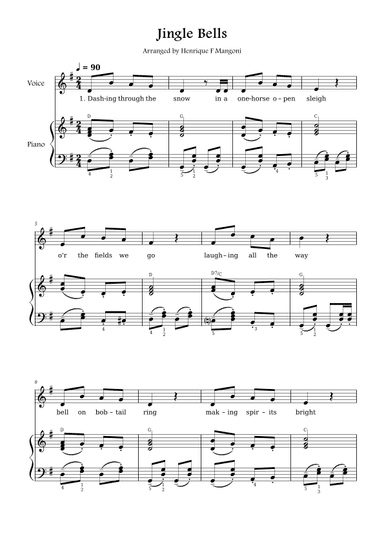 Jingle Bells (arr. Henrique F Mangoni)