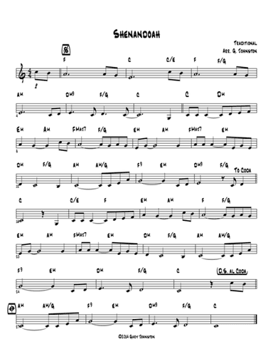 Shenandoah (arr. Gary Johnston)