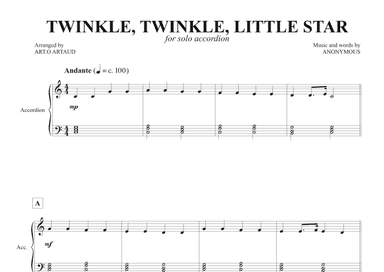 Twinkle Twinkle Little Star (arr. Art.o Artaud)