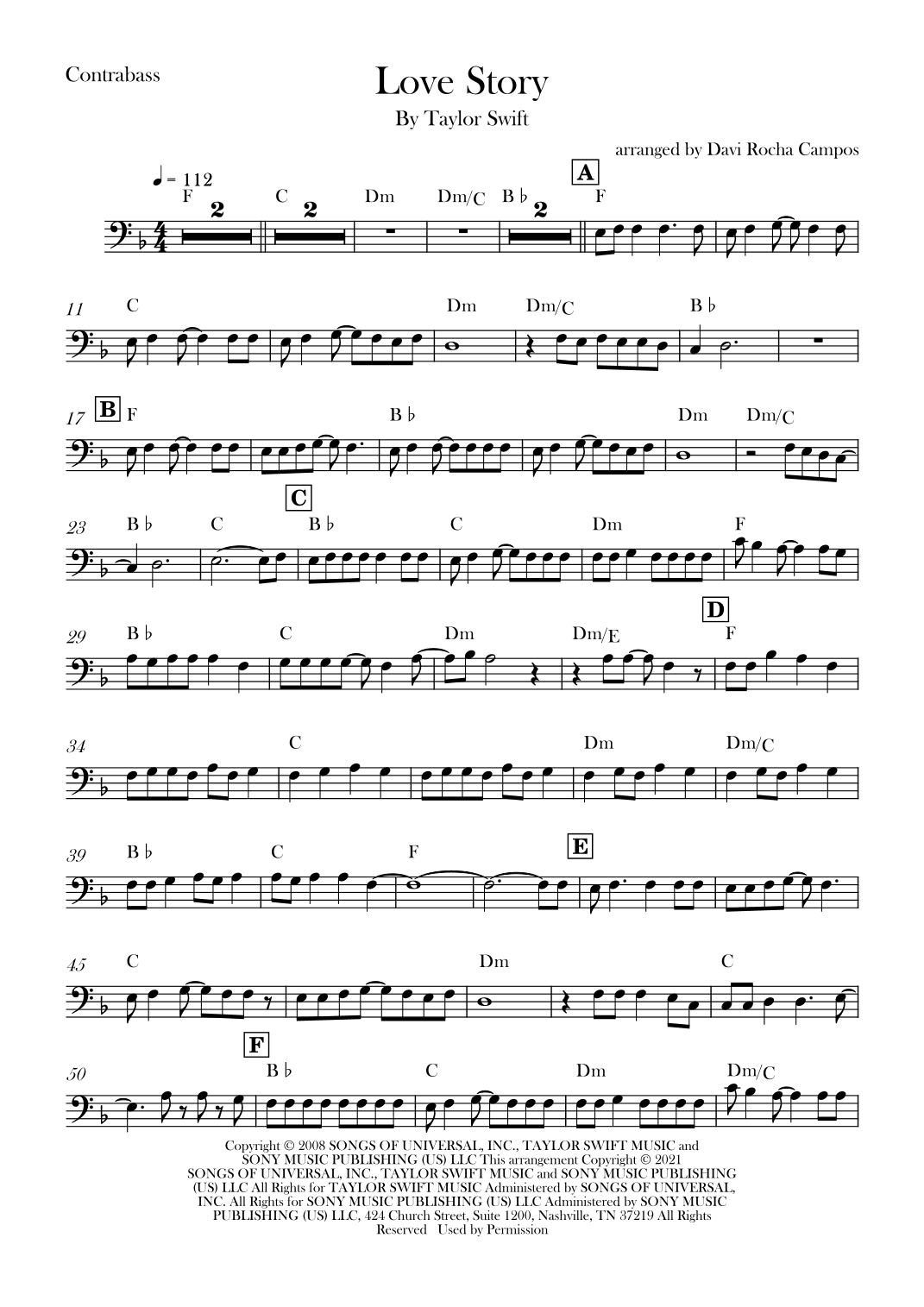 Love Story (arr. Davi Rocha Campos)