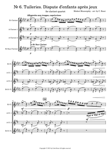 Pictures at an Exibition - Tuileries (arr. Carlo Rossi)