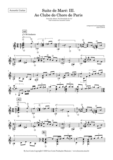 Suite de Maré: III. Ao Clube do Choro de Paris