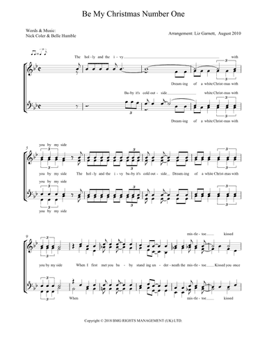 Be My Christmas Number One (arr. Liz Garnett)