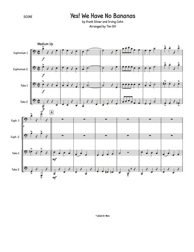 Yes! We Have No Bananas (arr. Tim Olt)