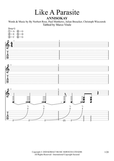 Like A Parasite (arr. Marco Vitale)