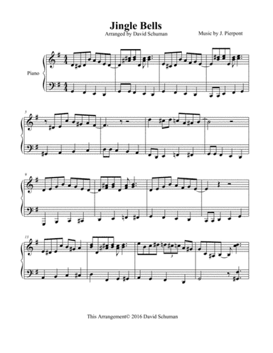 Jingle Bells (arr. David Schuman)