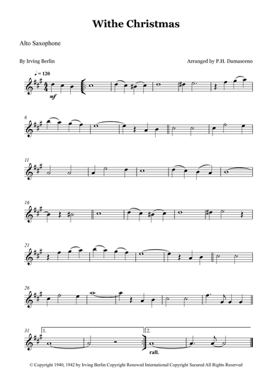 White Christmas (arr. P.H. Damasceno)