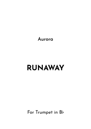 Runaway (arr. Jireh J.)