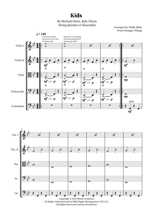 Kids (arr. Valdir Maia)