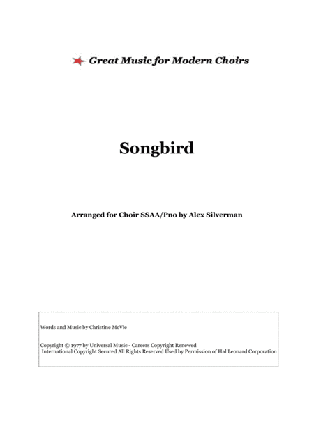 Songbird (arr. Red Star)