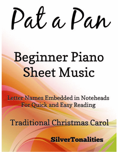 Pat a Pan Beginner Piano Sheet Music (arr. SilverTonalities)