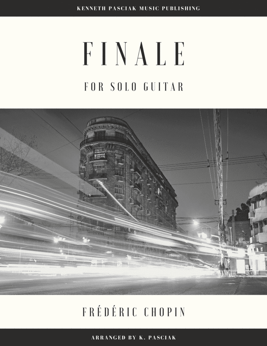 Finale from Piano Sonata No. 2 (for Solo Guitar) (arr. Kenneth Pasciak)