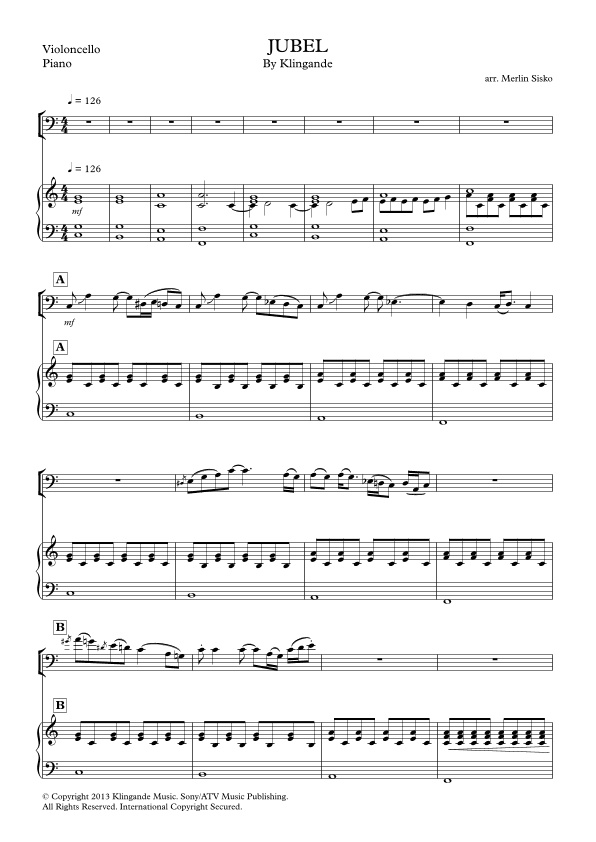 Jubel (arr. Merlin Sisko)