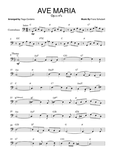 Ave Maria Op.52 nº6 (arr. Tiago Cordeiro)