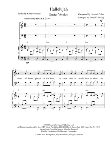 Hallelujah (arr. James F. Rickley)