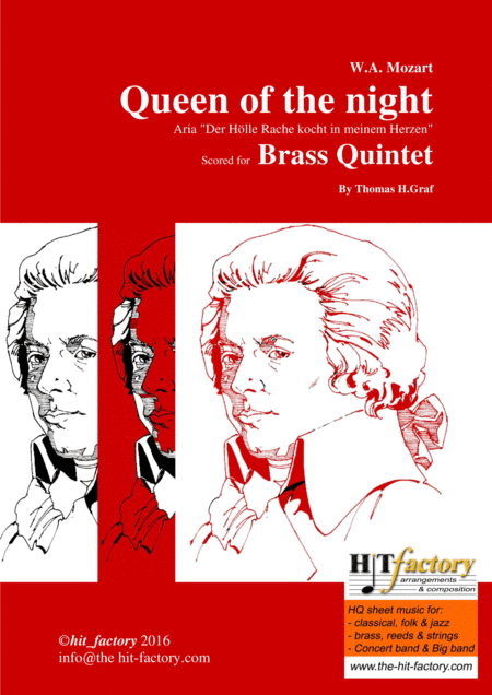 The Magic Flute - Mozart - Queen of the night - Brass Quintet (arr. Thomas H. Graf)