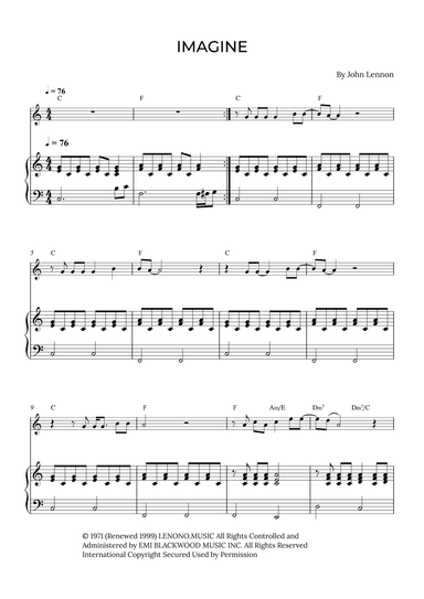 Imagine (arr. Alex Nunes Rodrigues)