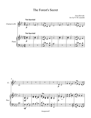 The Forest's Secret (arr. Nick Lacanski)