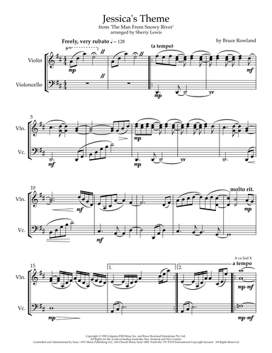 Jessica's Theme (breaking In The Colt) (arr. Sherry Lewis)