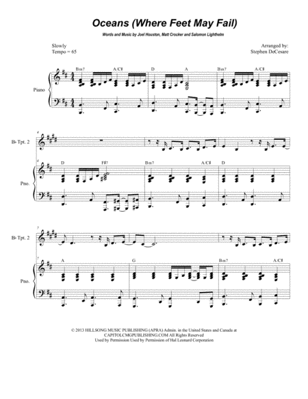Oceans (Where Feet May Fail) (arr. Stephen DeCesare)