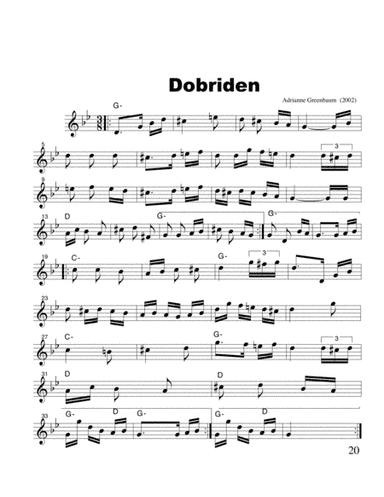 Klezmer tune: Dobriden (Greeting)