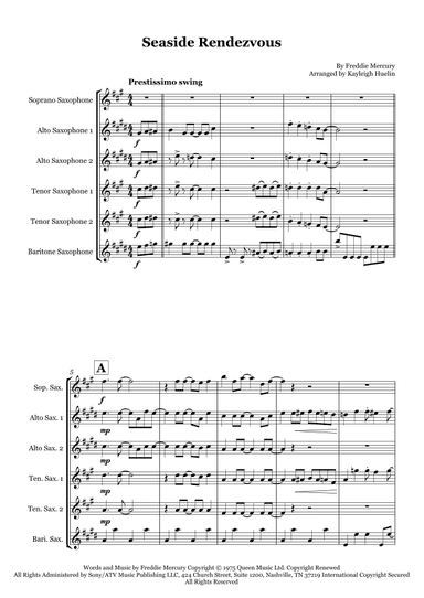 Seaside Rendezvous (arr. Kayleigh Huelin)