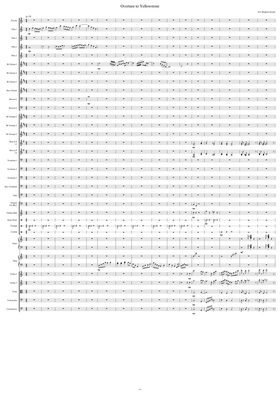 Overture to Yellowstone