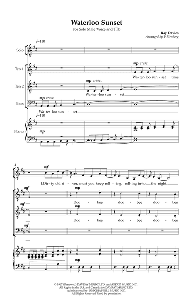 Waterloo Sunset (arr. V.Firnberg)