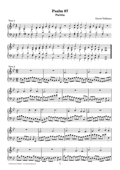 Psalm 87 (partita, manualiter)