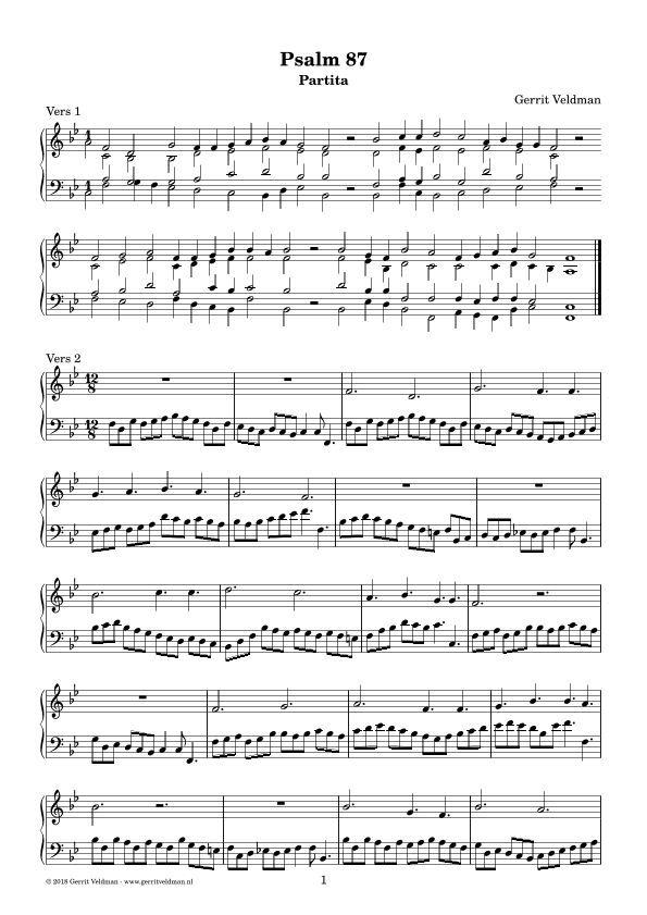 Psalm 87 (partita, manualiter)