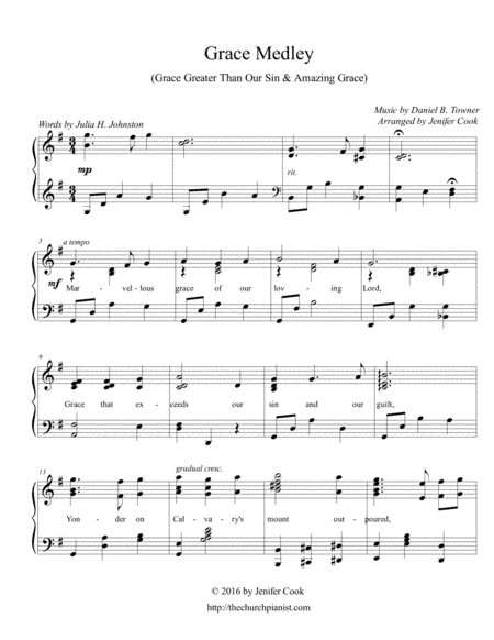 Grace Medley (arr. Jenifer Cook)