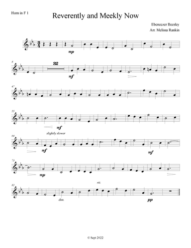 Reverently and Meekly Now/While of the Emblems we Partake (arr. Melissa Rankin)