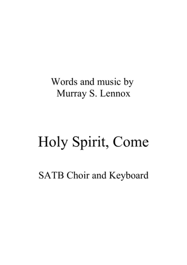 Holy Spirit, Come