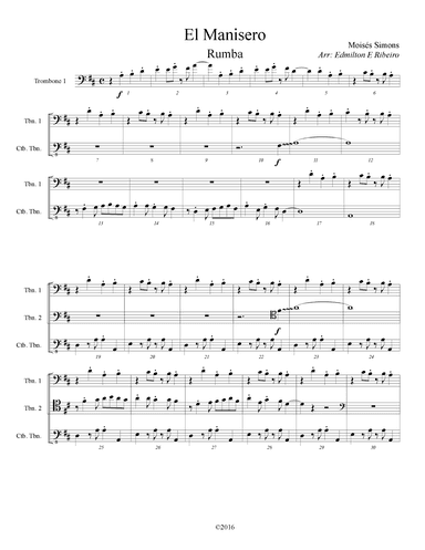 El Manisero (arr. Edmilton Ribeiro)