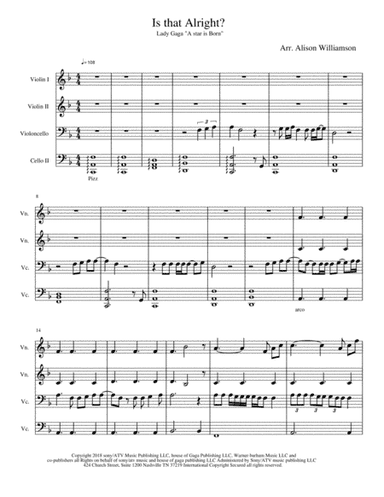Is That Alright? (arr. Alison Williamson)