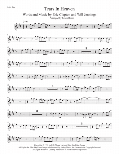 Tears In Heaven (arr. Kevin Busse)