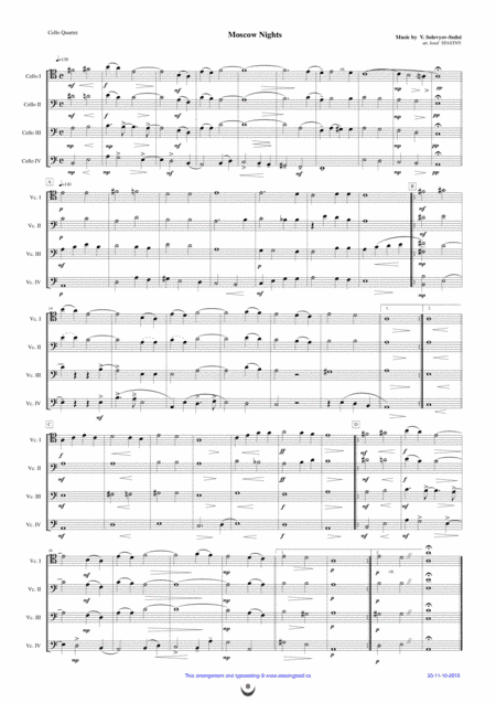 Moscow Nights (arr. Josef Štastný)