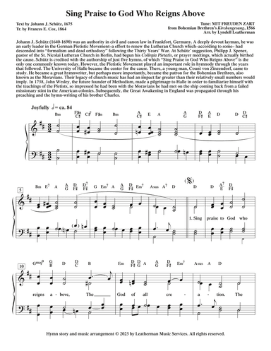 Sing Praise to God Who Reigns Above (arr. Lyndell Leatherman)