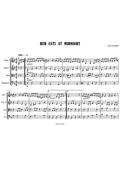 Red Cats at Midnight