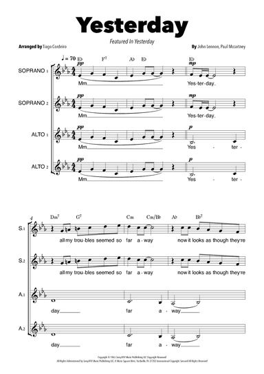 Yesterday (arr. Tiago Cordeiro)