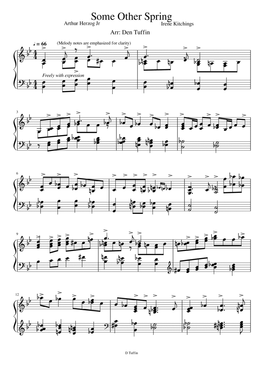 Some Other Spring (arr. Jazzsounds)