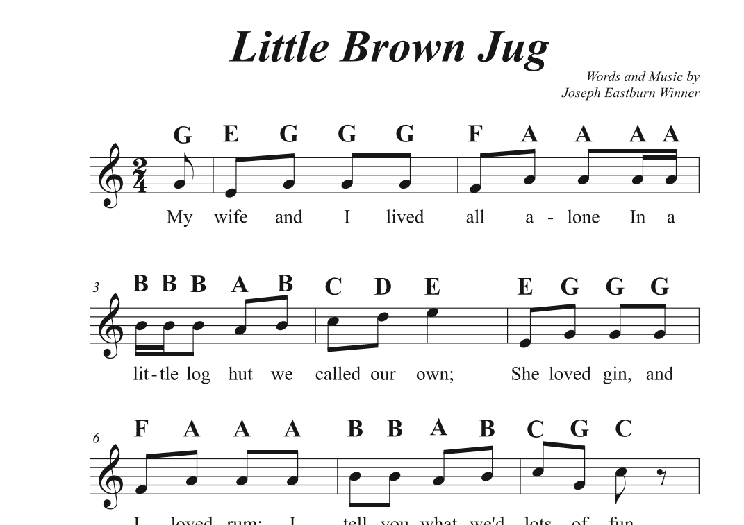 Little Brown Jug (arr. Avgusta Udartseva)