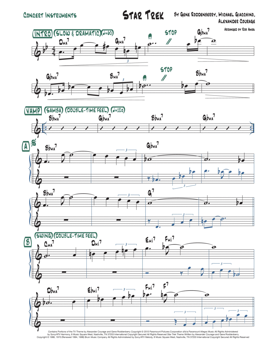 Star Trek Main Theme (arr. Rob Ames)
